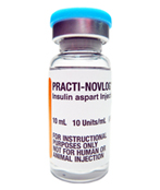 Practi-Novlog™ (aspart) Peel &amp; Stick Labels 9912NLG