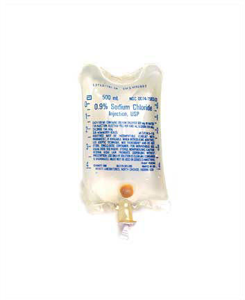 500 mL I.V. Solution Bag 203B