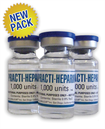 Practi-Heparin™ 1,000 U/mL Vial