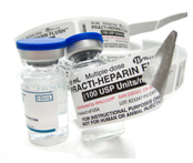 Practi-Heparin Peel &amp; Stick Labels 100 U/mL™ 9100HEP